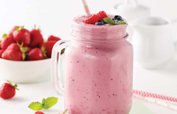 Smoothie fraise banane
